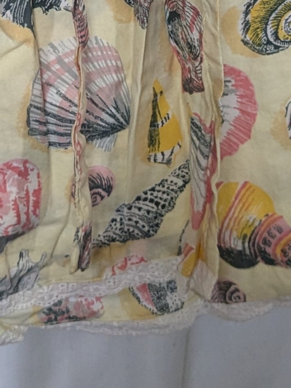 Odille seashell wrap 100% cotton skirt size 4 - Picture 2 of 3